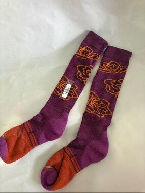 Smartwool Women's Ski Full Cushion Pattern OTC Socks size medium like new
